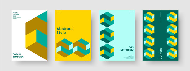 Fototapeta premium Creative Book Cover Design. Modern Business Presentation Template. Geometric Poster Layout. Flyer. Banner. Report. Brochure. Background. Notebook. Brand Identity. Newsletter. Journal. Leaflet
