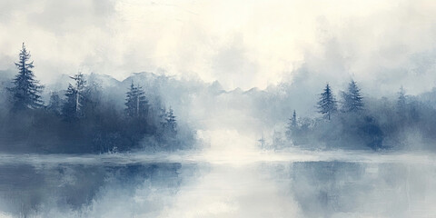 Oil paint strokes on wide canvas, textured color background, decorating art painting illustration, generated ai