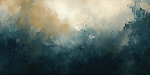 Oil paint strokes on wide canvas, textured color background, decorating art painting illustration, generated ai