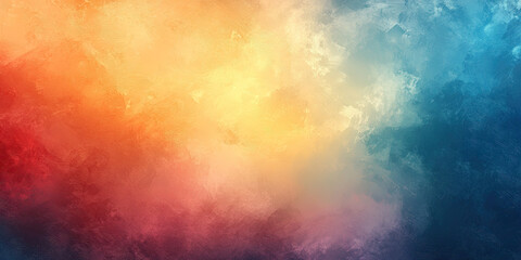 Oil paint strokes on wide canvas, textured color background, decorating art painting illustration, generated ai