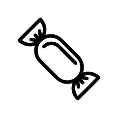 Candy icon black and white