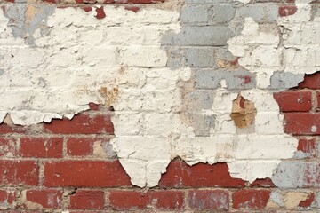 Brick, red brick, white cement, wallpaper, texture, rough brick , ai
