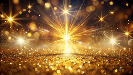 Exciting and glamorous glittering flash of anticipation