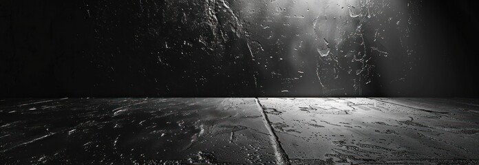 Obraz premium Dark Stone Background with Spotlight