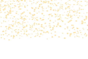 Gold Sparkle light glitter particle. Falling particles of light on transparent background. Stardust glow PNG. Glowing light confetti, Golden glitter bright. Luxury holiday decoration design elements
