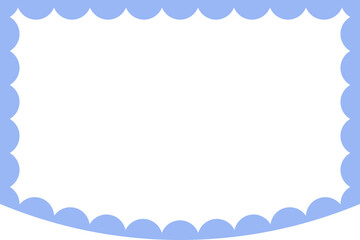 Scalloped Frame Edge Background