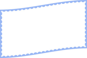 Scalloped Frame Edge Background