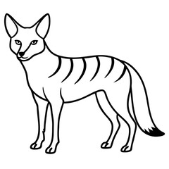 Obraz premium black and white cat