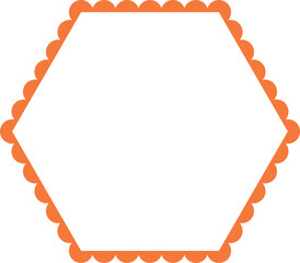 Scalloped Frame Edge Background