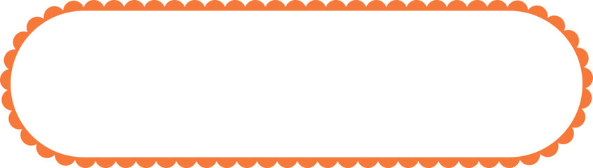 Scalloped Frame Edge Background