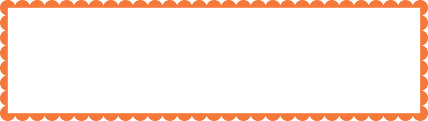 Scalloped Frame Edge Background