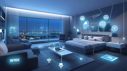 Residential and wireless communications networks. Home automation.