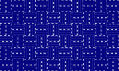 Blue parquet background, strip in parquet pattern seamless repeat style design for fabric printing or wallpaper or background, chessboard, square checkerboard Blue parquet background, strip in parquet