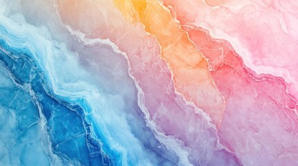 Fototapeta premium An abstract digital artwork featuring vibrant, colorful streaks in shades of pink, blue, and purple.