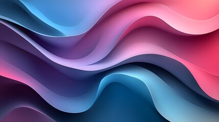 Abstract Colorful Wavy Background Design