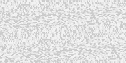 Abstract geometric vector seamless technology gray and white cube square paper background. surface creative diamond geometric pattern gray Polygon Mosaic triangle, business and corporate background.
