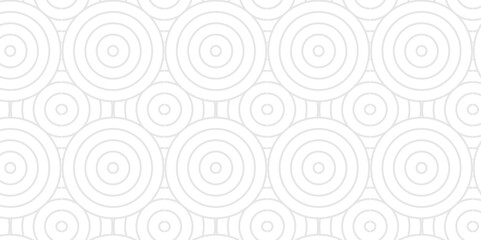 Seamless vector overlapping ocean spiral pattern and abstract circle wave lines. white vintage paper stripe geomatics diamond create retro square line backdrop pattern background.