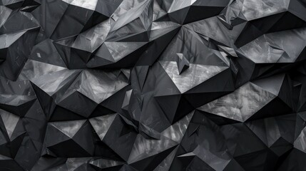 Fototapeta premium Abstract Black Geometric Pattern
