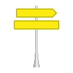 Obraz premium Blank Sign Vector