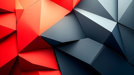 Obraz premium Abstract Red & Blue Geometric Pattern Background