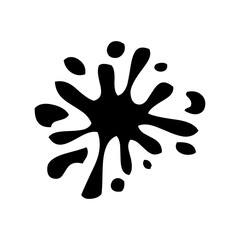 Transparent brush water icon 