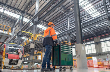 Rail Maintenance Engineer at Work