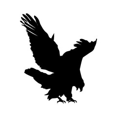 Eagle icon. Bald eagle logo. Eagle glyph. eagle silhouette