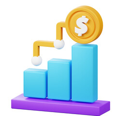 3D Traffic Increases Icon