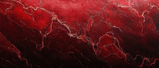 Captivating Crimson Crevices: An Alluring Marble Masterpiece