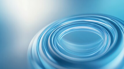 A blue circle with a white outline. The circle is the main focus of the image