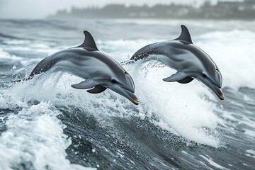 dolphin jumping out of water