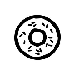 Fast food icon. fast food silhouette