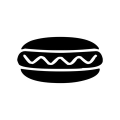 Fast food icon. fast food silhouette