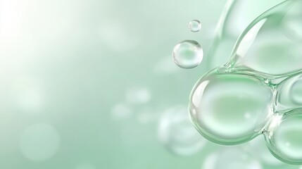 A green background with a bunch of small bubbles. The bubbles are all different sizes and are scattered throughout the image