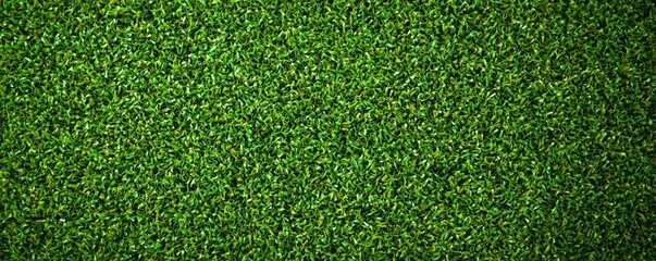 Obraz premium Bright green artificial grass, evenly textured and vibrant, ideal for creating outdoor-inspired visuals, fake grass, lawn texture, freshness, uniformity