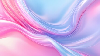 A pink and blue wave with a purple background. The wave is very long and has a lot of detail