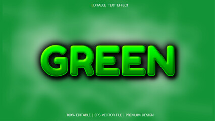 3d green text with emboss and grass effect with green background