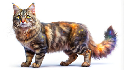 Obraz premium Magic Cat from a Fairy Tale. 