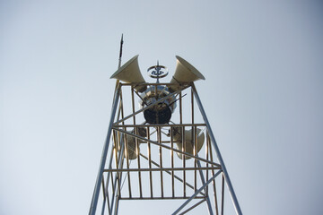 Loudspeaker group on the mosque tower