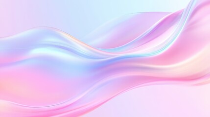 Fototapeta premium A pink wave with a purple background. The wave is very long and has a very smooth texture