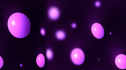 A purple background with many small purple circles. The circles are all different sizes and are scattered throughout the image