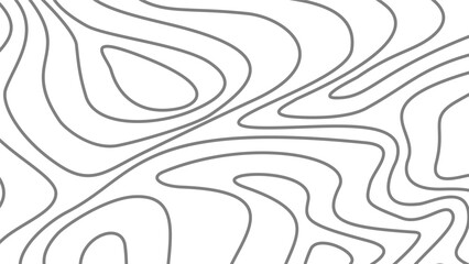 Fototapeta premium Contour background. Topographic map pattern background. Abstract wavy lines background. Background with topographic contours. Topographic contour map background.