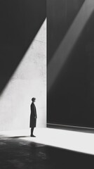 black white portrait photo trend content for instagram and vertical video ratio 9:16