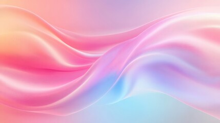 Fototapeta premium A pink and blue wave with a purple and blue swirl. The colors are bright and vibrant, creating a sense of energy and movement. The wave appears to be flowing and dynamic, as if it is in motion