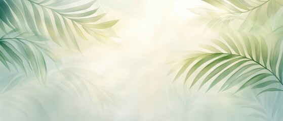 A leafy green background with a leafy green leaf on the right