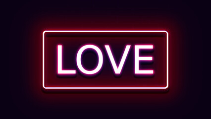 Love editable vector Neon text effect.love - Editable Text Effect, Valentine Font Style, Edit Passion Style