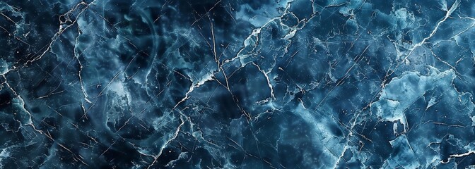 Vibrant blue marble texture backdrop.