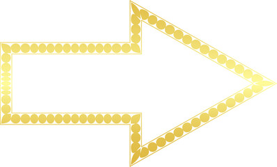 Arrow Frame round circular graphic design artistic Gold picture frame luxury golden frame gold border vector royals framework decoration decorative element isolated background 