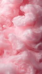 Fototapeta premium Fluffy Pink Cotton Candy Texture