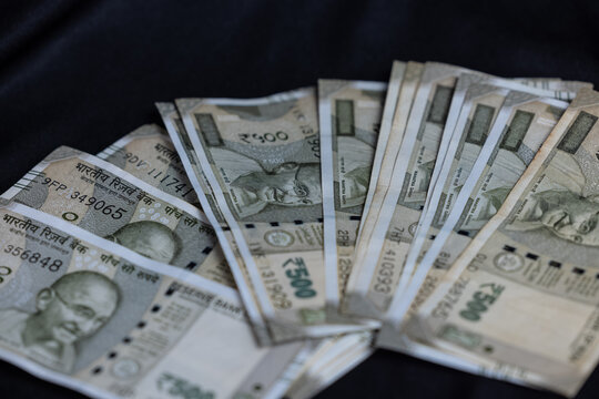 Indian 500 Rupee note background, Indian note background, price hike.